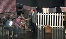 students acting in Parkway High